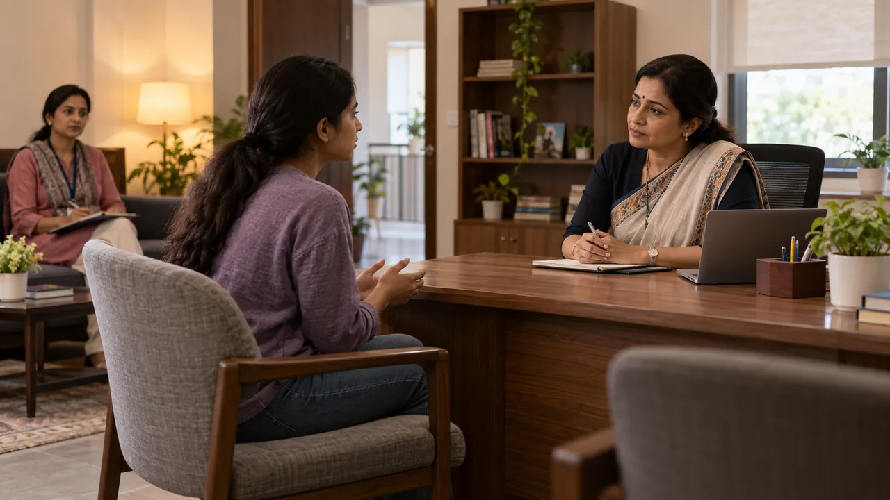 A hostel warden using a confidential referral and safety-support process.